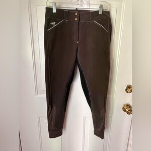 Piper by Smartpak Breeches Equestrian Riding Pants Womens 28R Brown Double